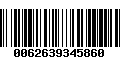 Código de Barras 0062639345860