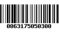 Código de Barras 0063175050300