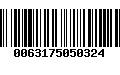 Código de Barras 0063175050324