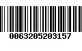 Código de Barras 0063205203157