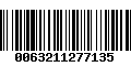 Código de Barras 0063211277135