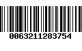 Código de Barras 0063211283754