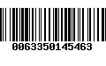 Código de Barras 0063350145463