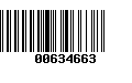 Código de Barras 00634663