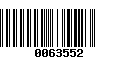 Código de Barras 0063552