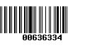 Código de Barras 00636334