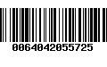 Código de Barras 0064042055725