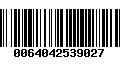 Código de Barras 0064042539027