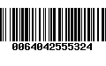 Código de Barras 0064042555324