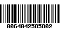 Código de Barras 0064042585802