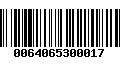 Código de Barras 0064065300017