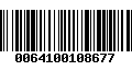 Código de Barras 0064100108677