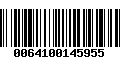 Código de Barras 0064100145955