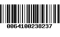 Código de Barras 0064100238237