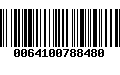 Código de Barras 0064100788480