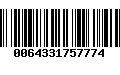 Código de Barras 0064331757774