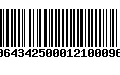 Código de Barras 00643425000121000969