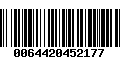 Código de Barras 0064420452177