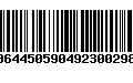 Código de Barras 00644505904923002980