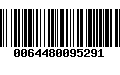 Código de Barras 0064480095291