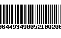 Código de Barras 00644934900521002061