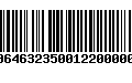 Código de Barras 00646323500122000004