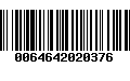 Código de Barras 0064642020376