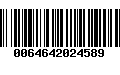 Código de Barras 0064642024589