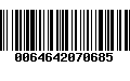 Código de Barras 0064642070685