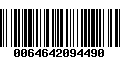 Código de Barras 0064642094490