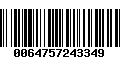 Código de Barras 0064757243349