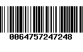 Código de Barras 0064757247248