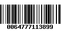 Código de Barras 0064777113899