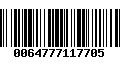 Código de Barras 0064777117705