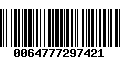 Código de Barras 0064777297421