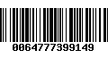 Código de Barras 0064777399149