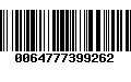 Código de Barras 0064777399262