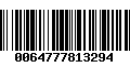 Código de Barras 0064777813294