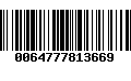 Código de Barras 0064777813669