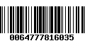 Código de Barras 0064777816035