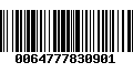 Código de Barras 0064777830901