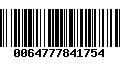 Código de Barras 0064777841754