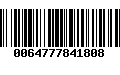 Código de Barras 0064777841808