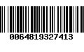 Código de Barras 0064819327413