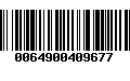 Código de Barras 0064900409677