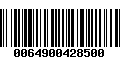 Código de Barras 0064900428500