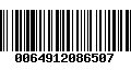 Código de Barras 0064912086507