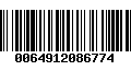 Código de Barras 0064912086774