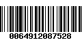 Código de Barras 0064912087528