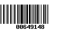 Código de Barras 00649148